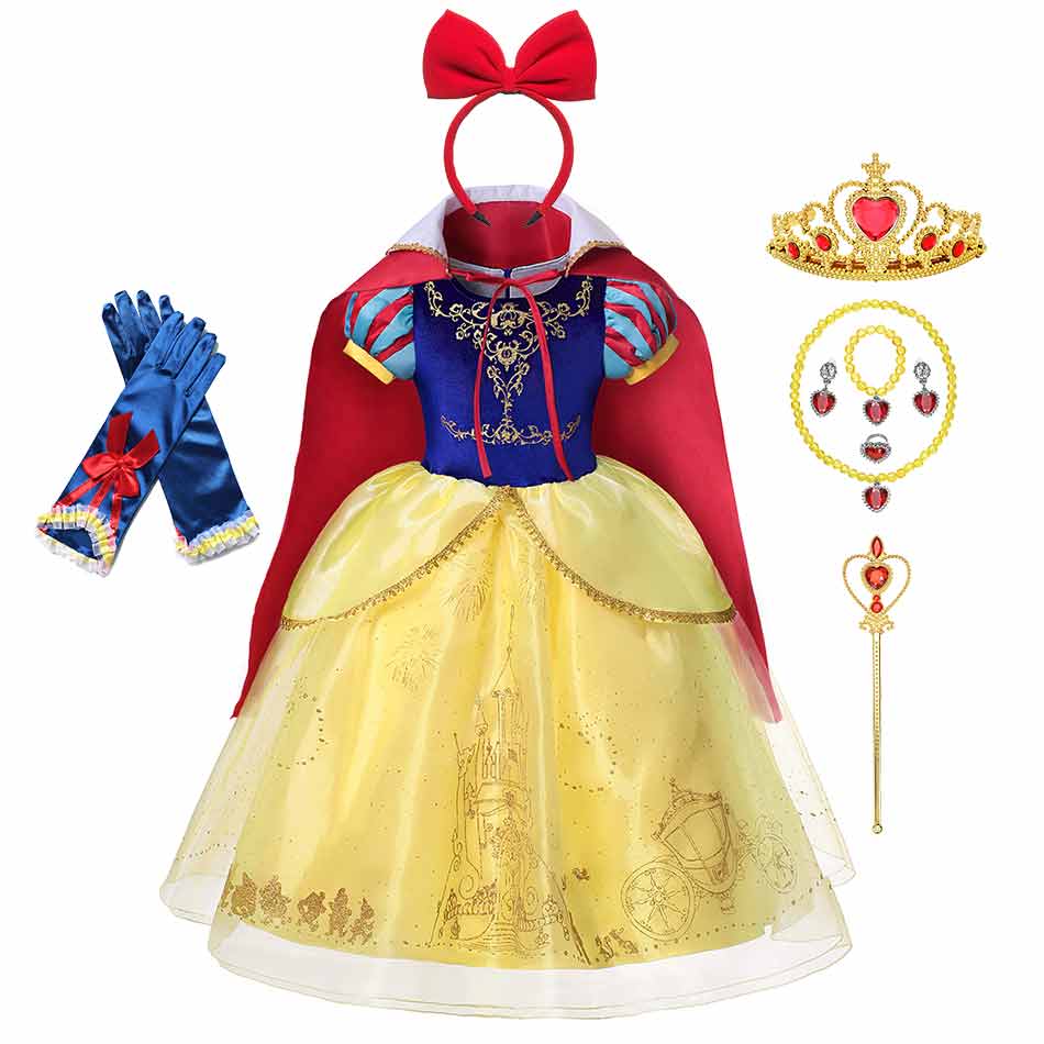 Fantasia Princesa Branca de Neve Infantil - Loja de Balões