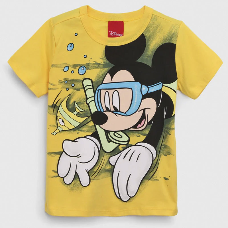 Camiseta Infantil Mickey Mergulhador Disney