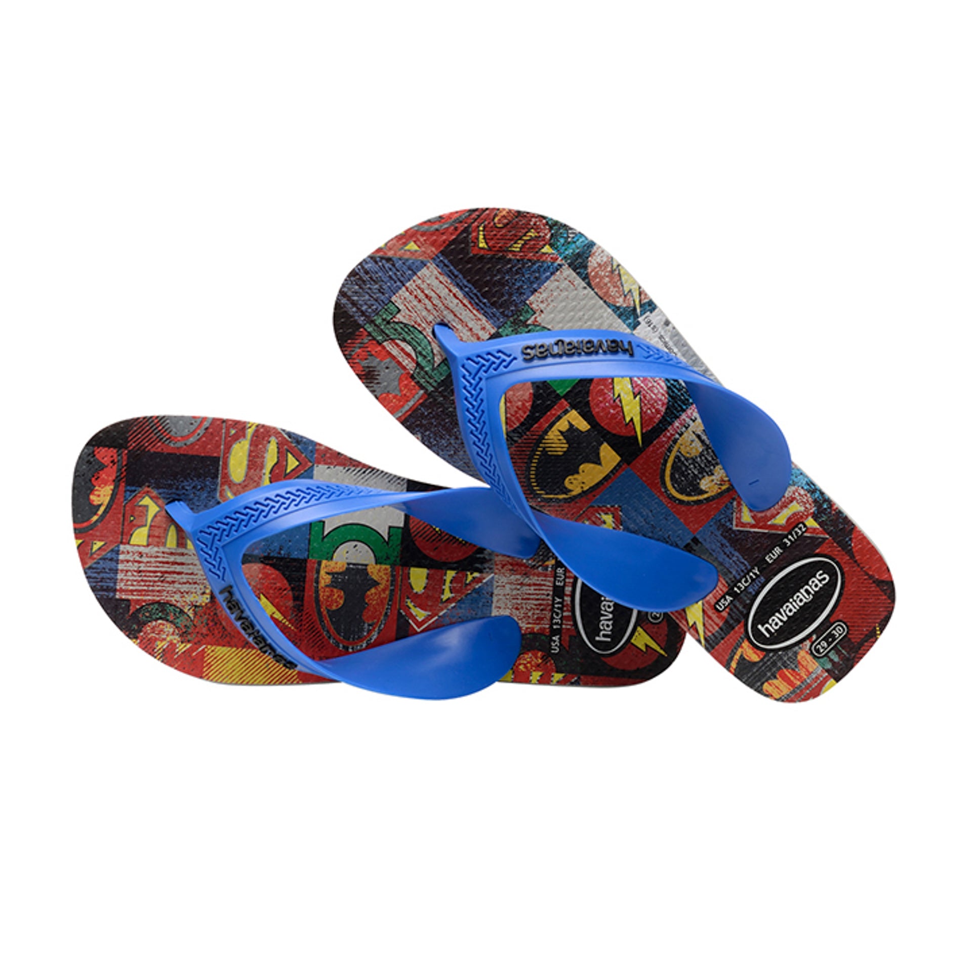 Havaianas Children s Max Slipper Justice League DC Comics Magia e Imaginacao