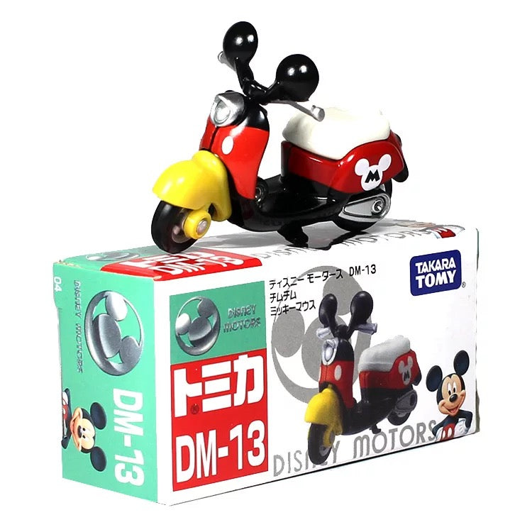 Coleccionables de scooters Takara Tomy de Disney Motors