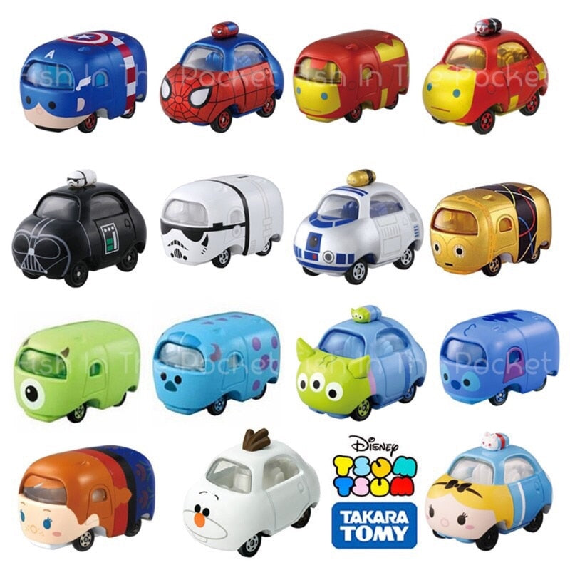 Tsum Tsum Takara Tomy Mini Cars Disney Motors Star Wars Marvel