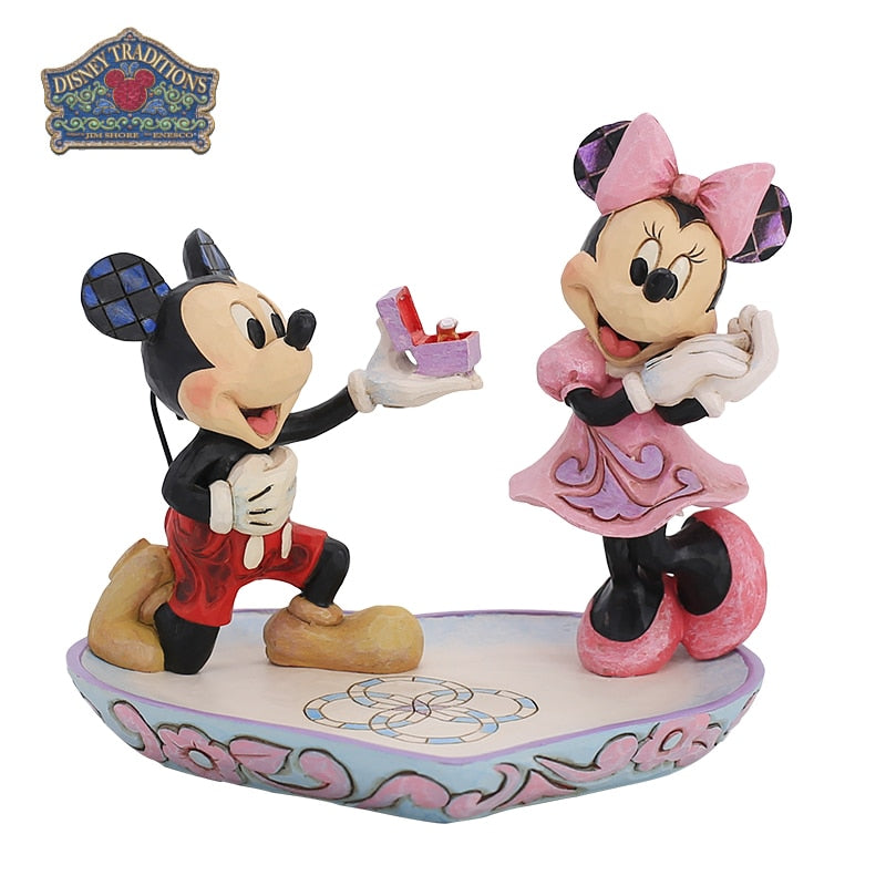 Disney Loved You Yesterday, Love You Still, Always Have, Always Will  Hand-Painted Sweetheart Figurine Featuring