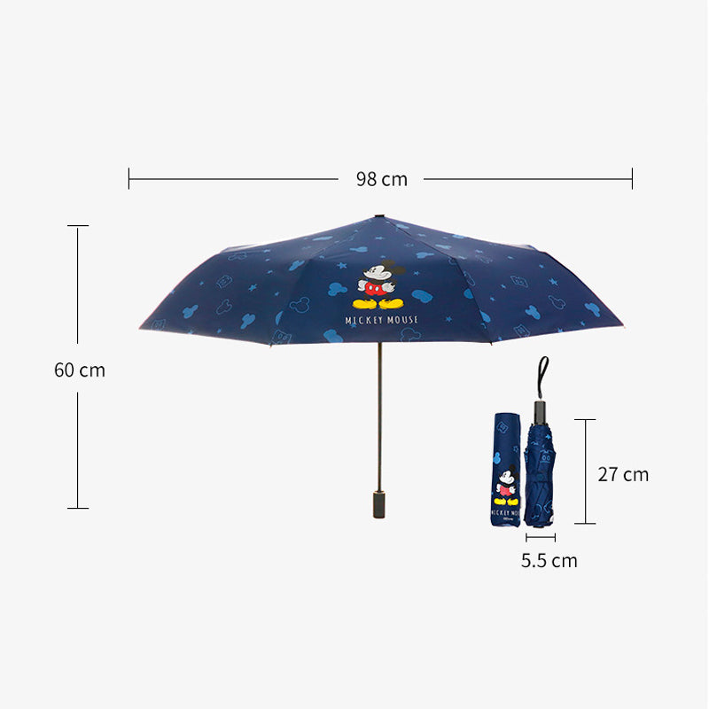 Paraguas Mickey Negro con Protección Solar UPF50+ Adulto Disney Origin –  Magia e Imaginacao