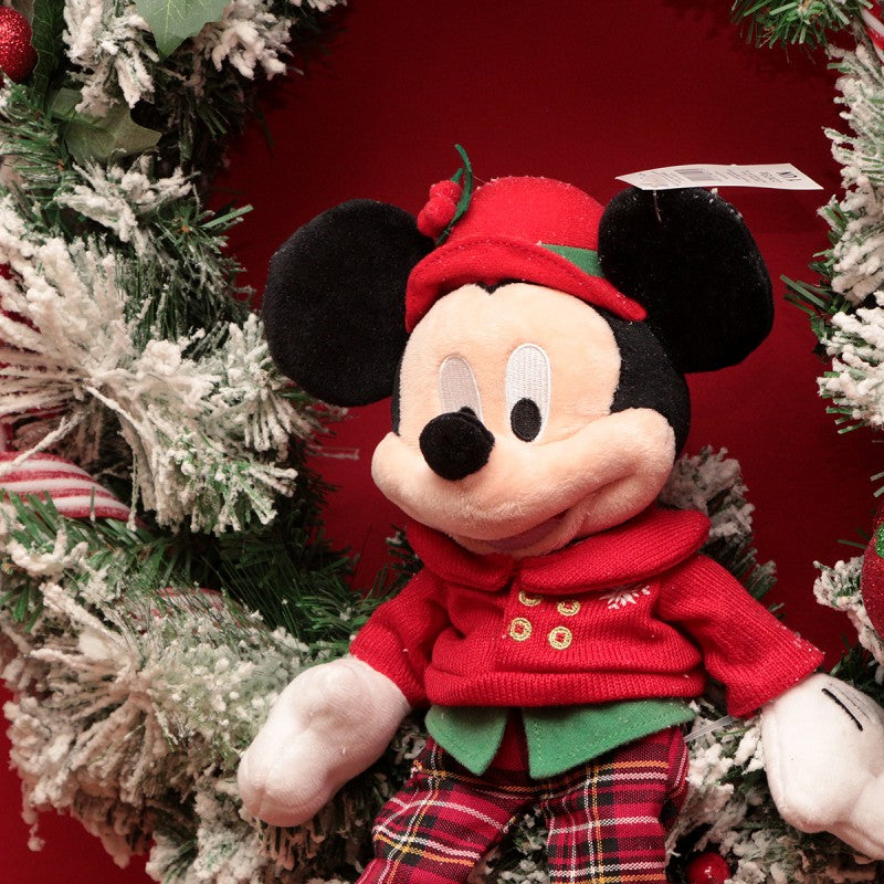 Christmas mickey hot sale mouse plush