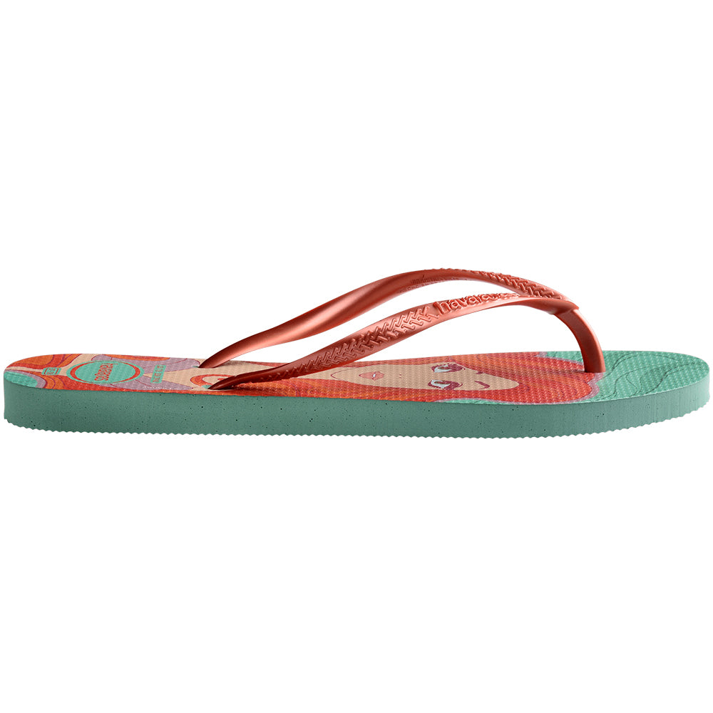 Havaianas Slim Princess Ariel Disney flip flops Magia e Imaginacao