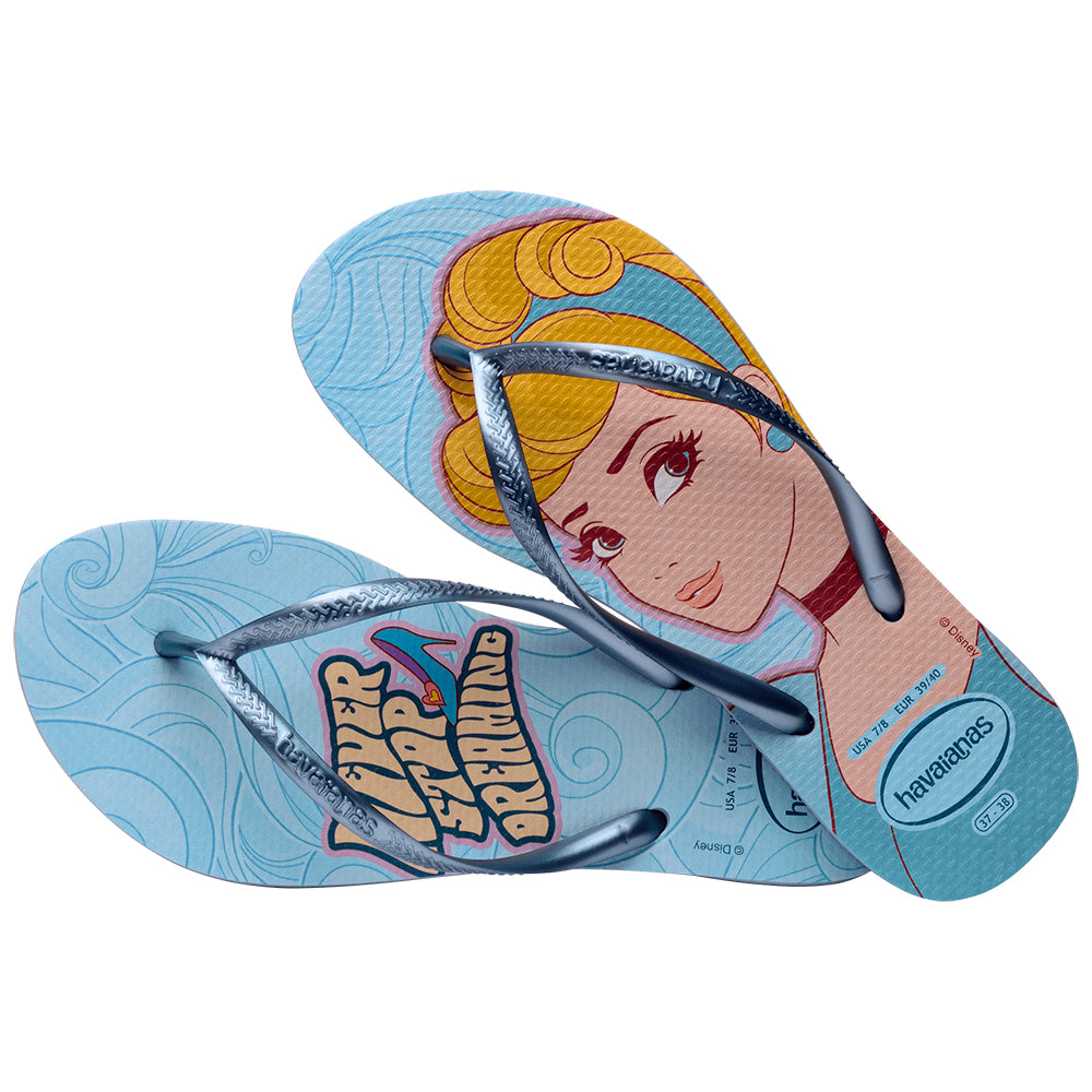 Havaianas Slim Princess Cinderella Disney Slipper Magia e Imaginacao